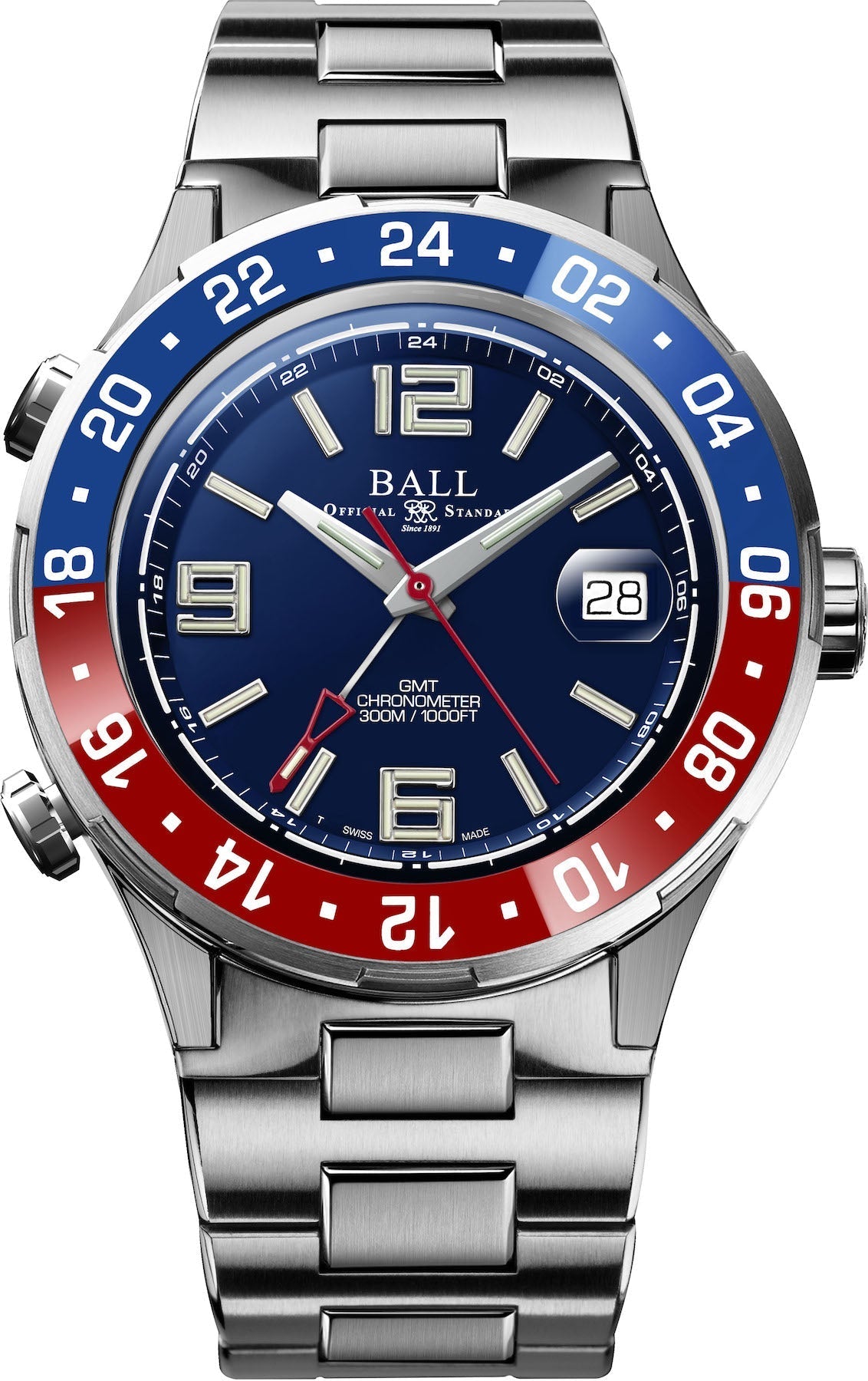 Ball Watch Company Roadmaster Pilot GMT Limited Edition Watch DG3038A-S2C-BE Image 1