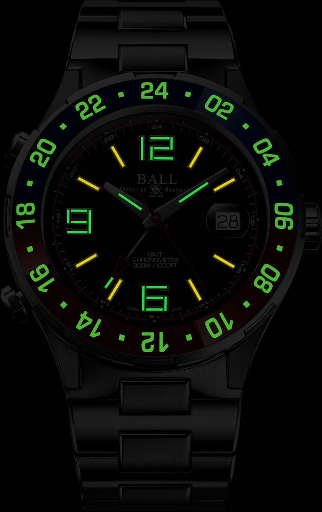 Ball Watch Company Roadmaster Pilot GMT Limited Edition Watch DG3038A-S2C-BK Image 4