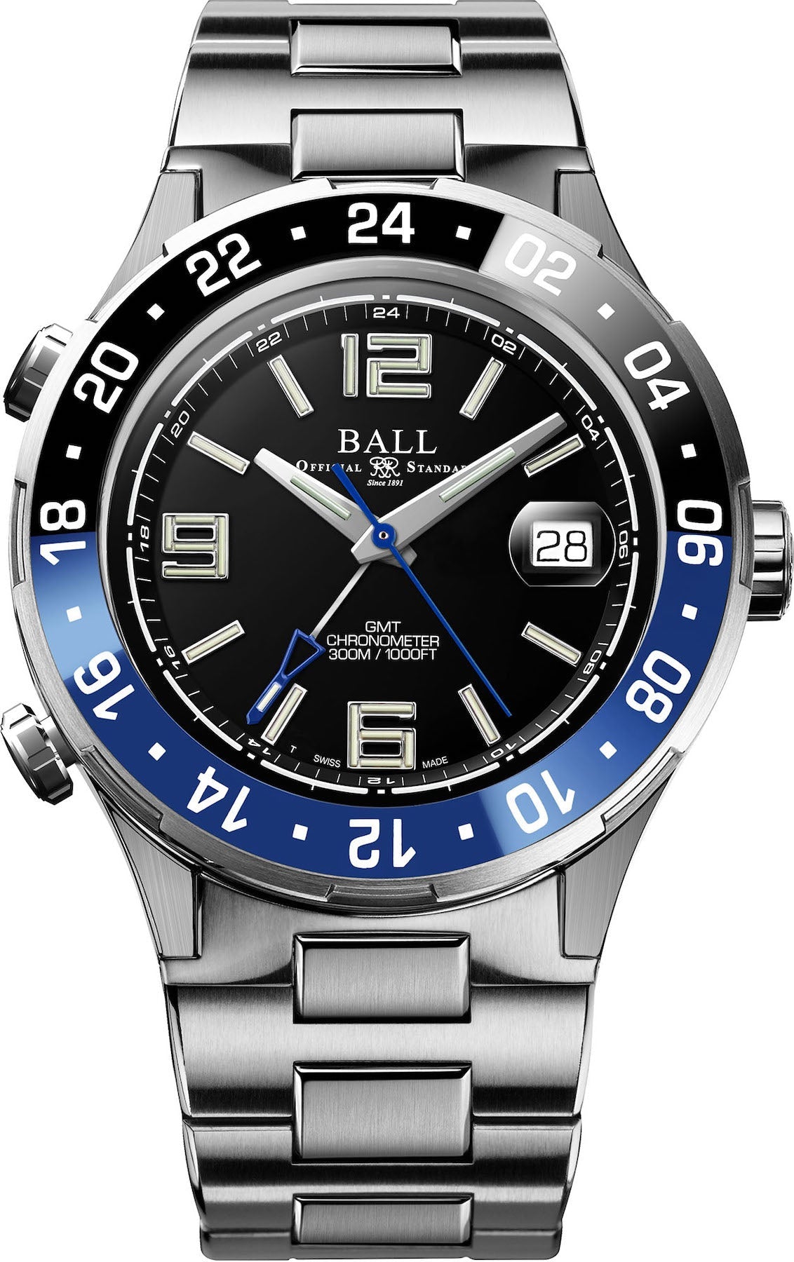Ball Watch Company Roadmaster Pilot GMT Limited Edition Watch DG3038A-S4C-BK Image 1