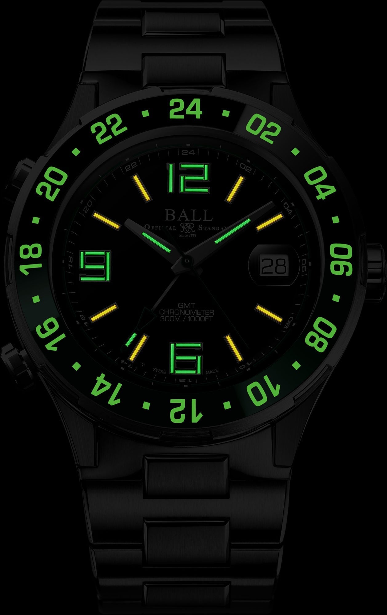 Ball Watch Company Roadmaster Pilot GMT Pilot GMT Limited Edition Watch DG3038A-S3C-BK Image 2