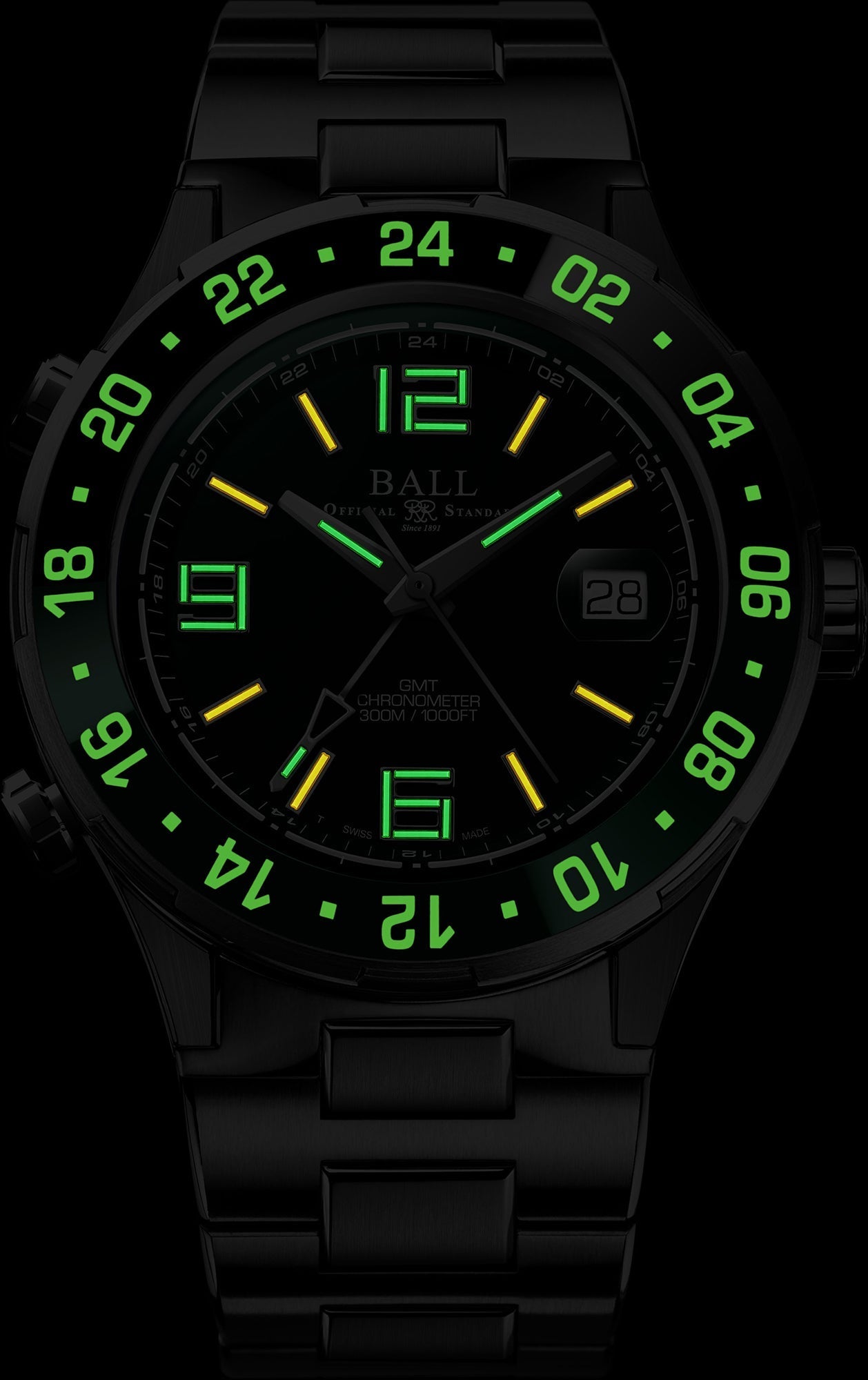 Ball Watch Company Roadmaster Pilot GMT Pilot GMT Limited Edition Watch DG3038A-S3C-GR Image 2