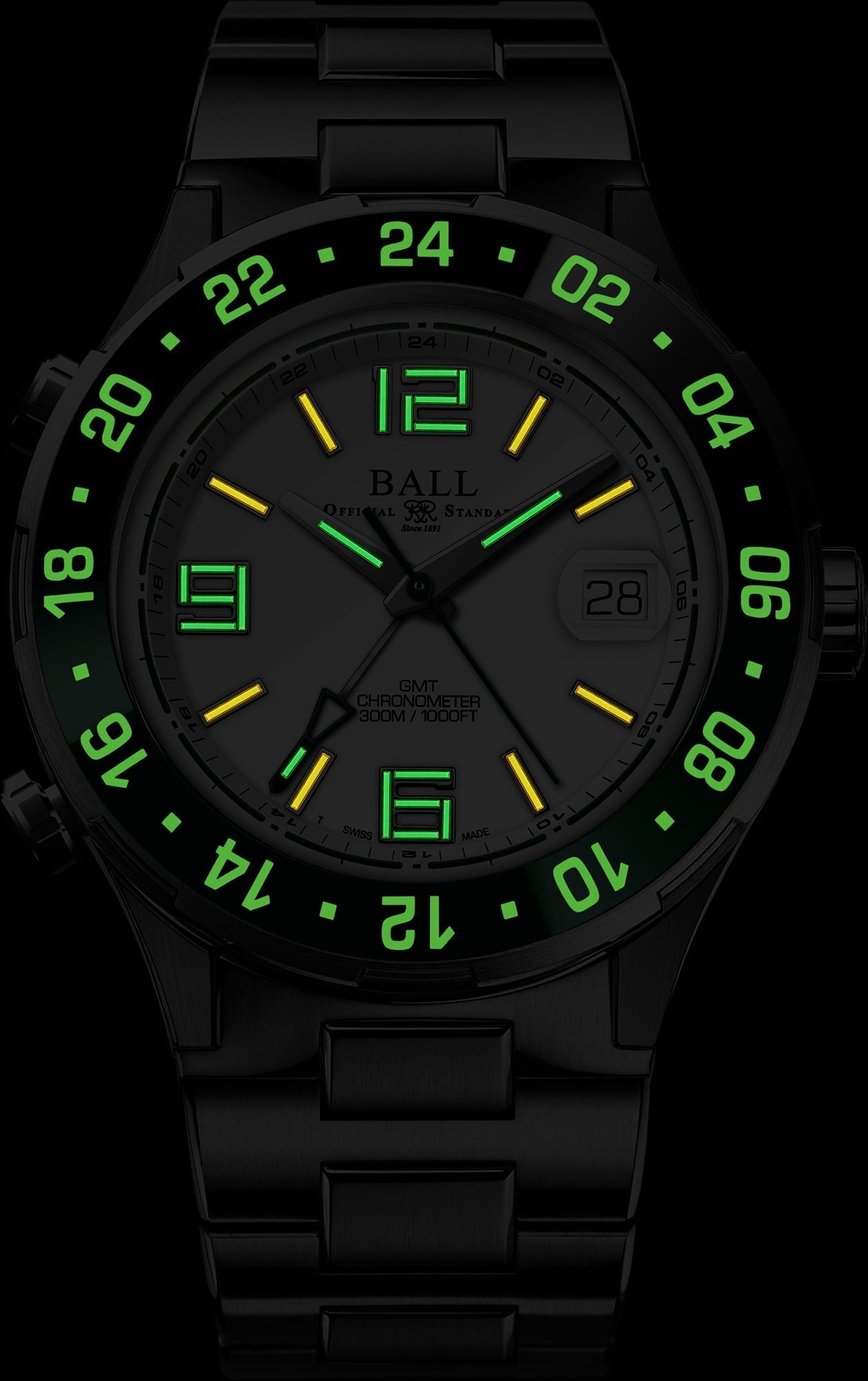 Ball Watch Company Roadmaster Pilot GMT Pilot GMT Limited Edition Watch DG3038A-S3C-WH Image 2