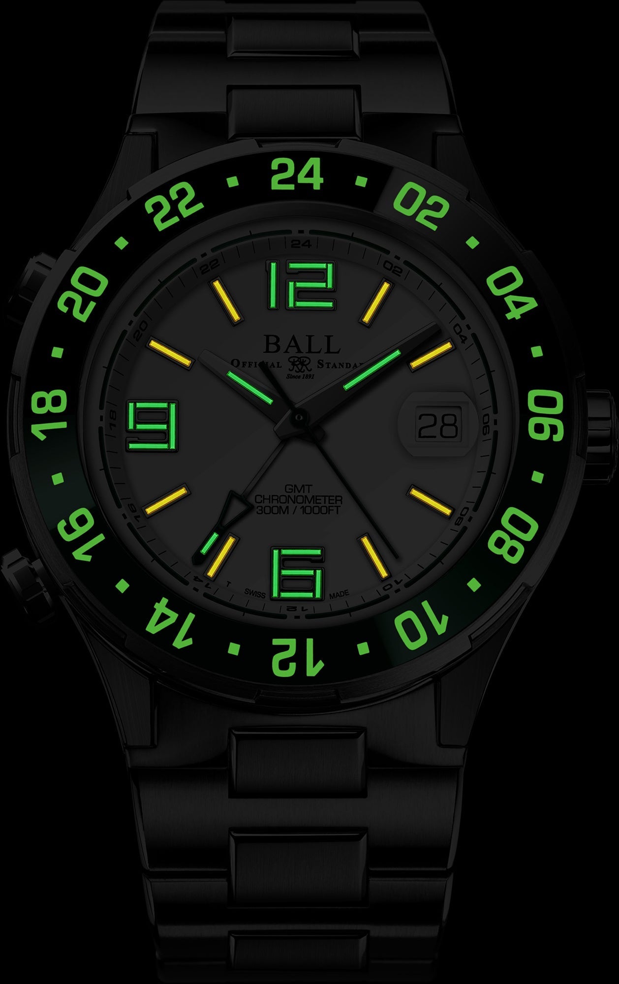 Ball Watch Company Roadmaster Pilot GMT Pilot GMT Limited Edition Watch DG3038A-S3C-WH Image 2