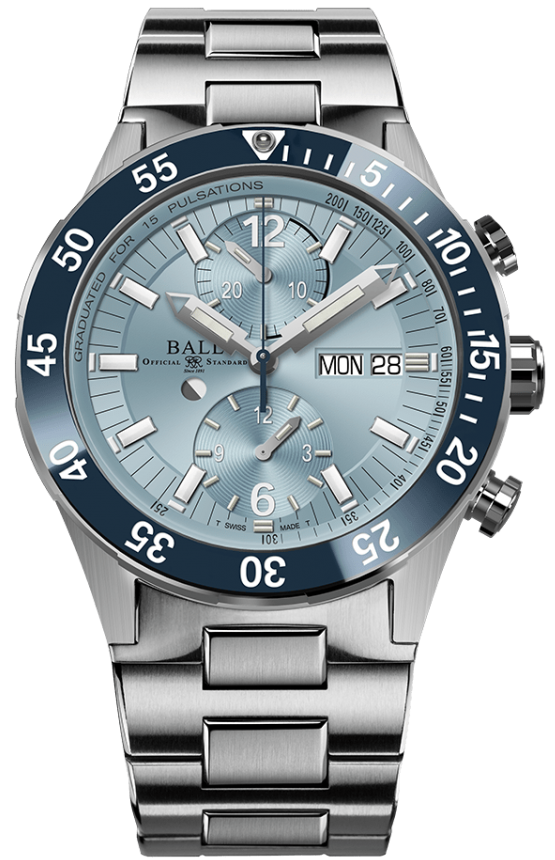 Ball Watch Company Roadmaster Rescue Chronograph Ice Blue Limited Edition Watch DC3030C-S3-IBE Image 1