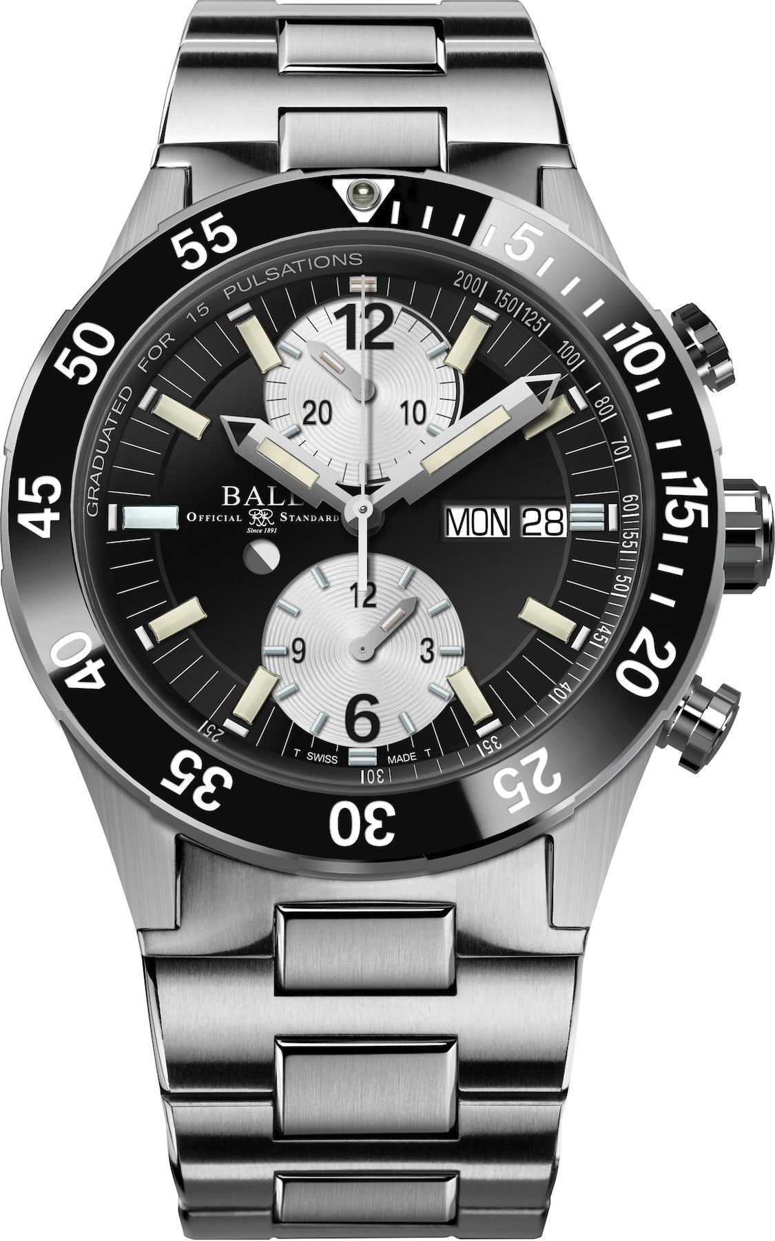 Ball Watch Company Roadmaster Rescue Chronograph Limited Edition Watch DC3030C-S-BKWH Image 1