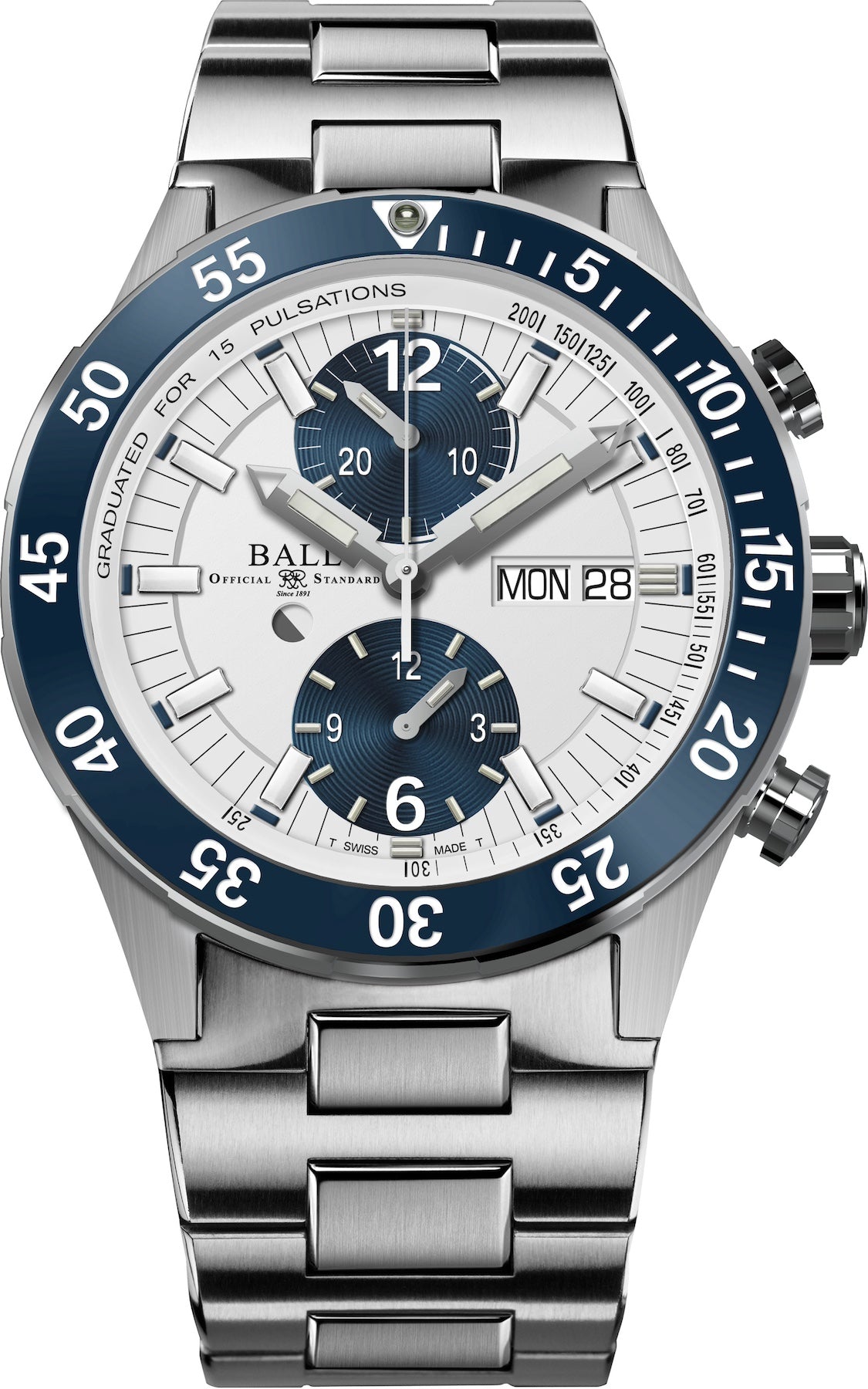 Ball Watch Company Roadmaster Rescue Chronograph Limited Edition Watch DC3030C-S1-WH Image 1
