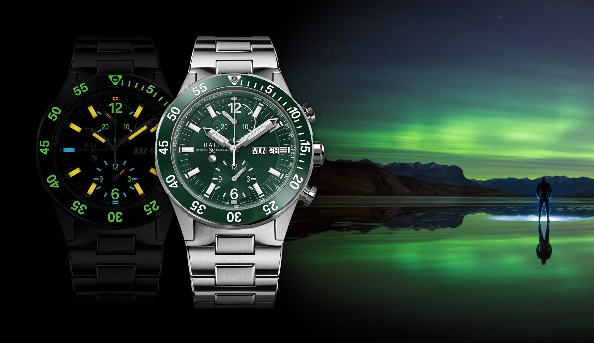 Ball Watch Company Roadmaster Rescue Chronograph Limited Edition Watch DC3030C-S2-GR Image 5