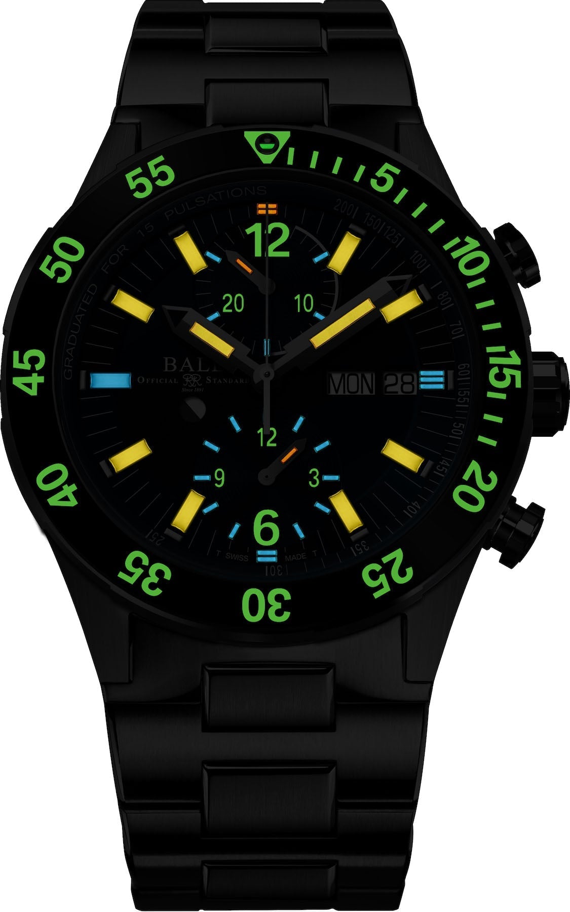 Ball Watch Company Roadmaster Rescue Chronograph Watch DC3030C-S-BE Image 2