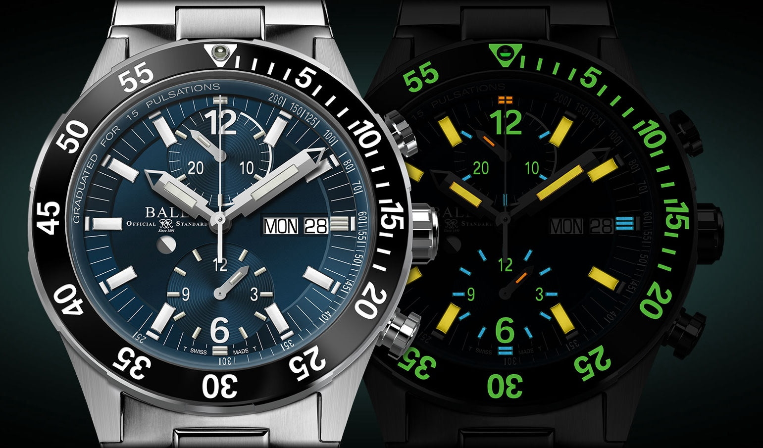 Ball Watch Company Roadmaster Rescue Chronograph Watch DC3030C-S-BE Image 5