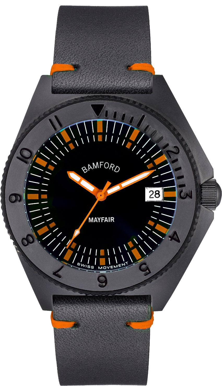 Bamford Watch Mayfair Date MAY-D-BLK-AOR-1