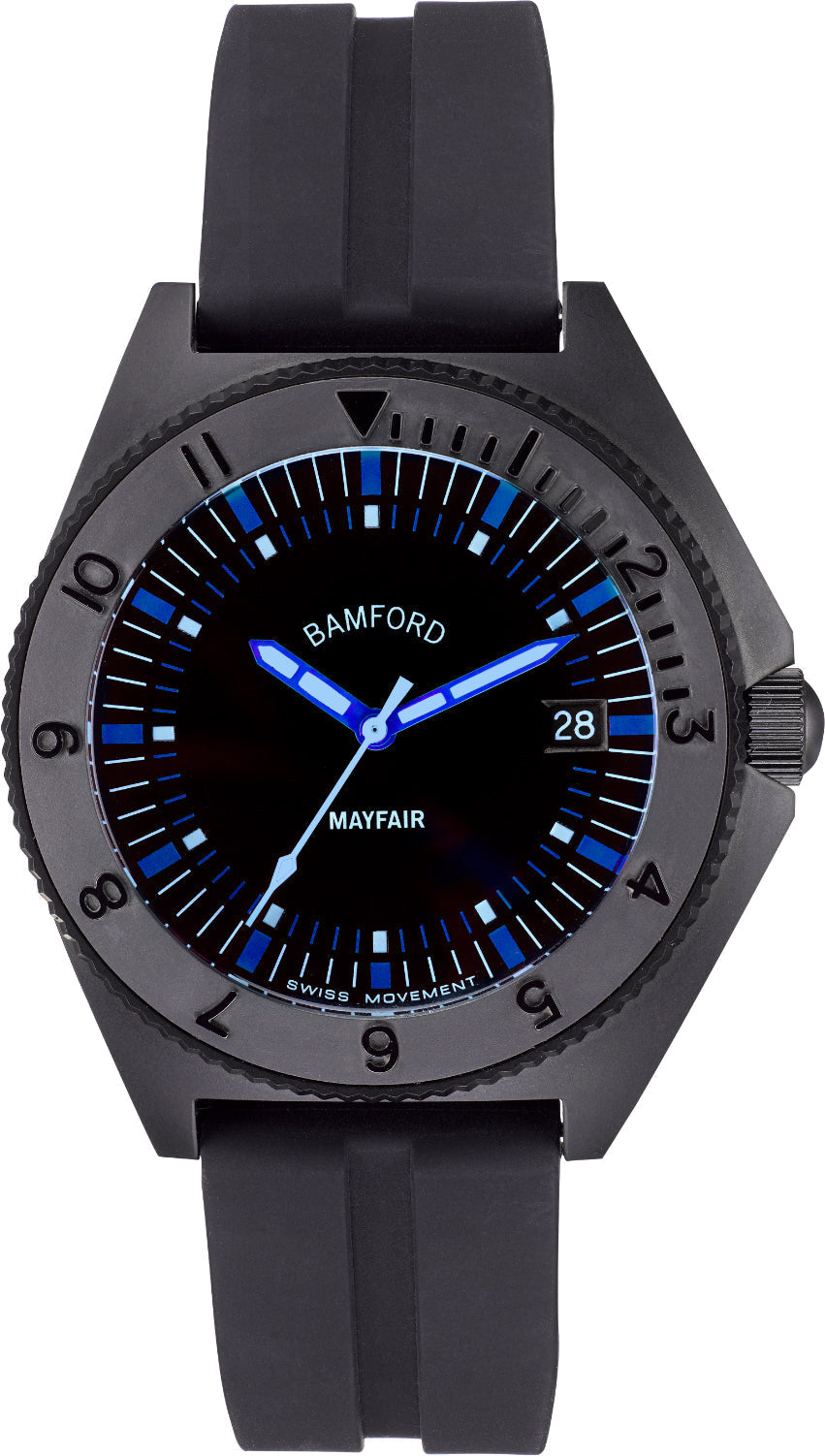 Bamford Watch Mayfair Date MAY-D-BLK-NY-1