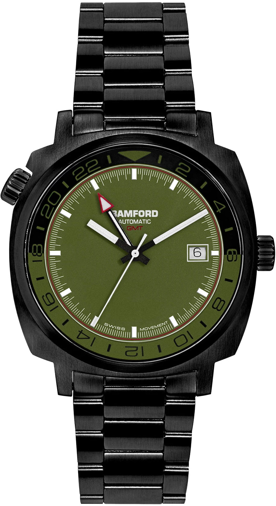 Bamford Watch Commando GMT Blacksteel