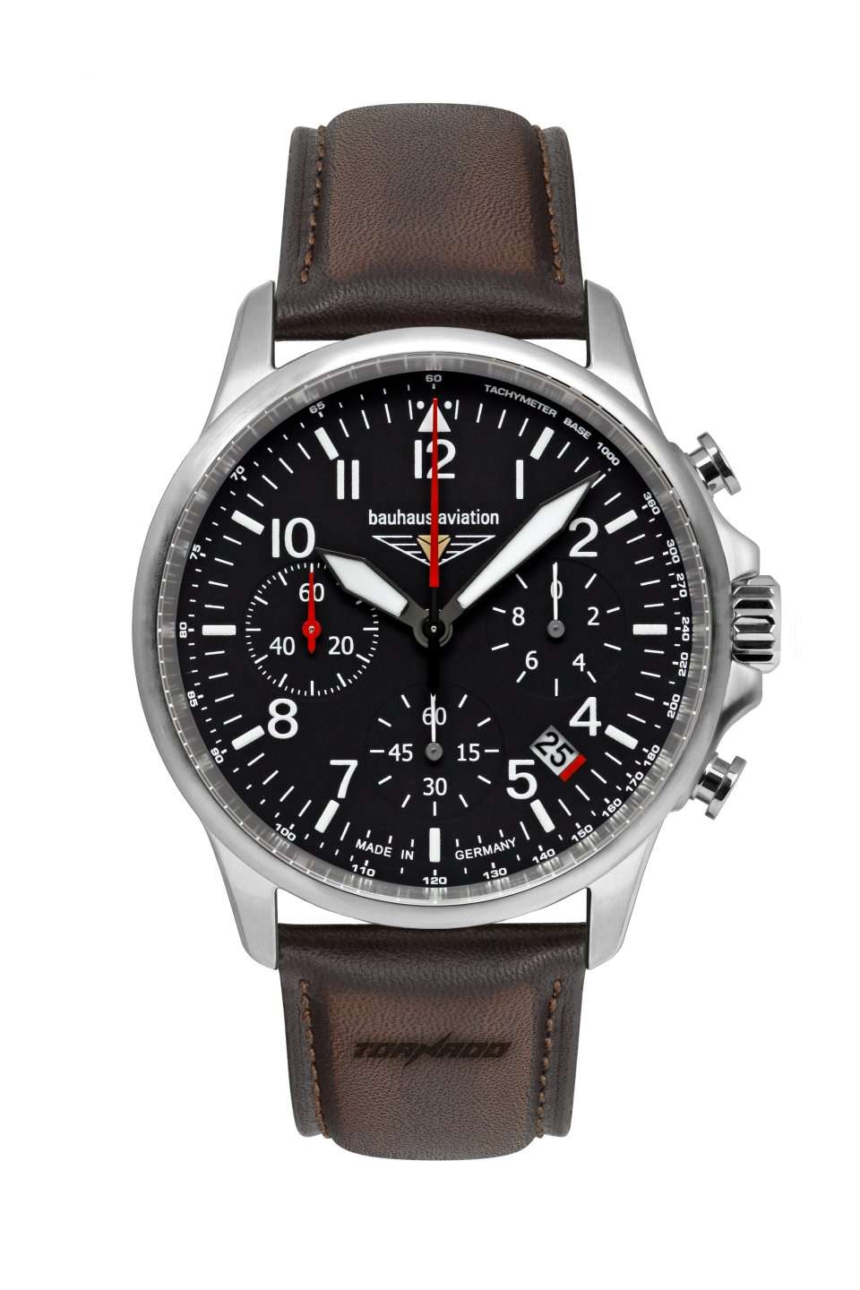 Bauhaus Aviation Flight Control Tornado Quartz Chronnograph Watch 27742 Image 1