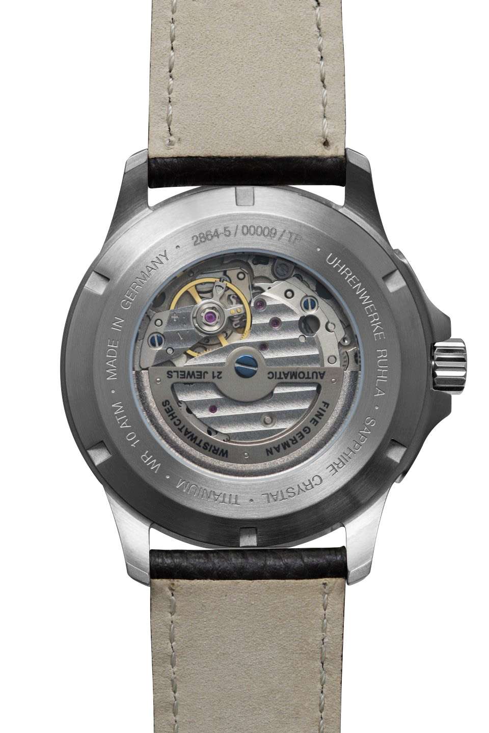 Bauhaus Aviation Power Reserve Titanium Watch 28645 Image 2