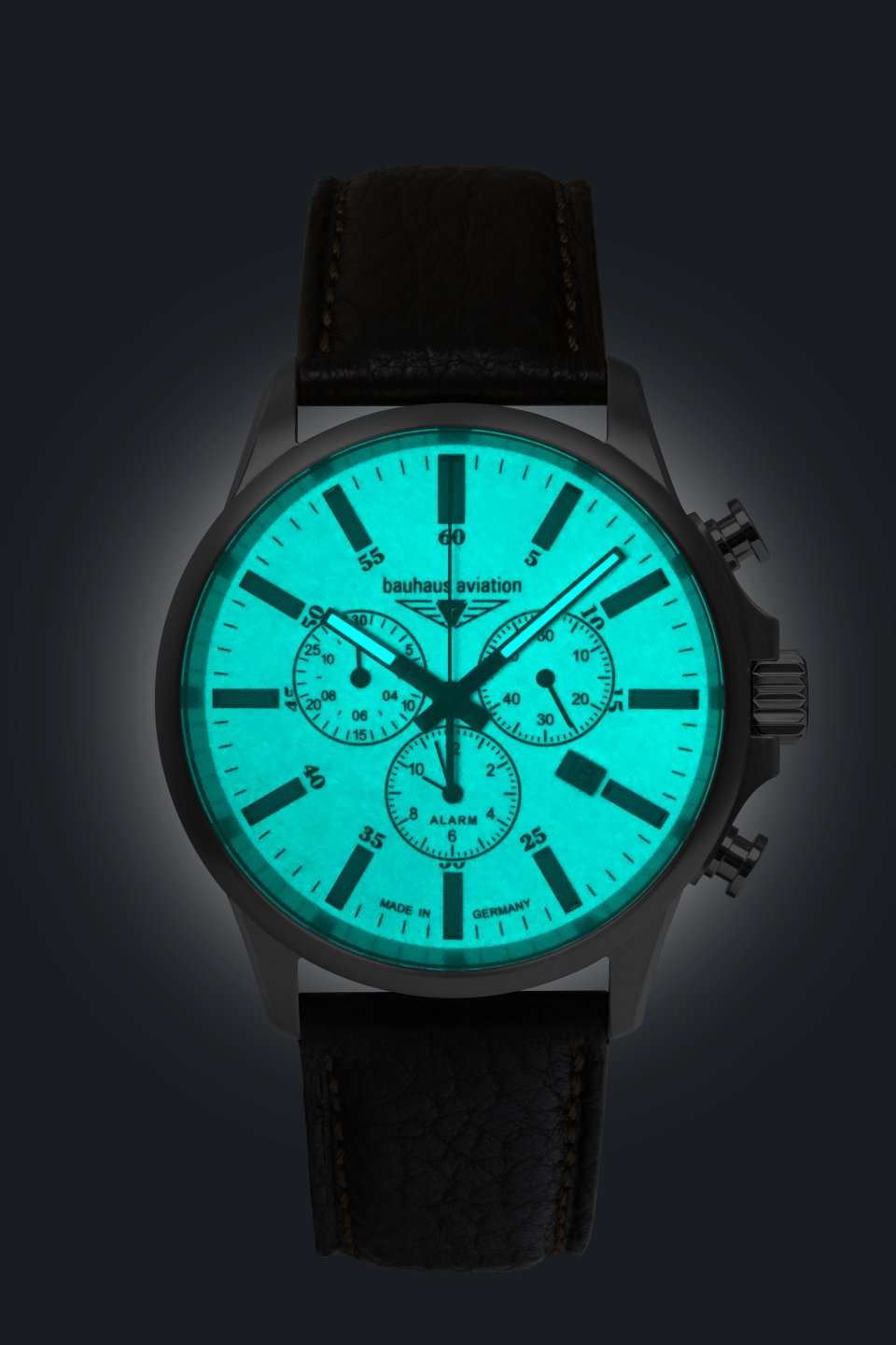 Bauhaus Aviation Titanium Quartz Chronograph Watch BAU-088 Image 2