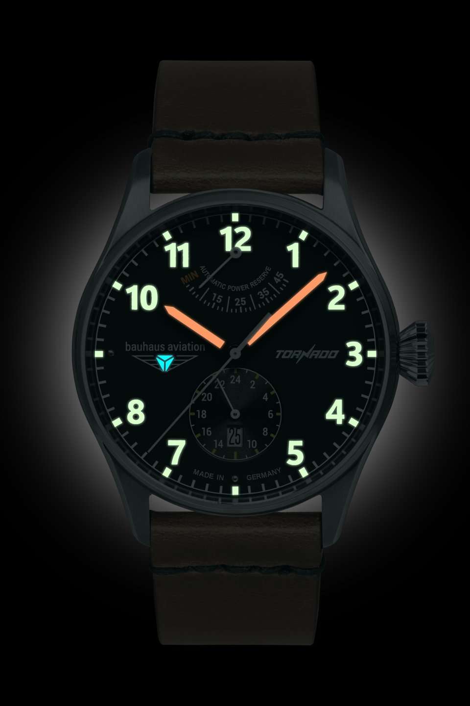 Bauhaus Aviation Tornado Automatic Chronnograph Watch 27905 Image 3