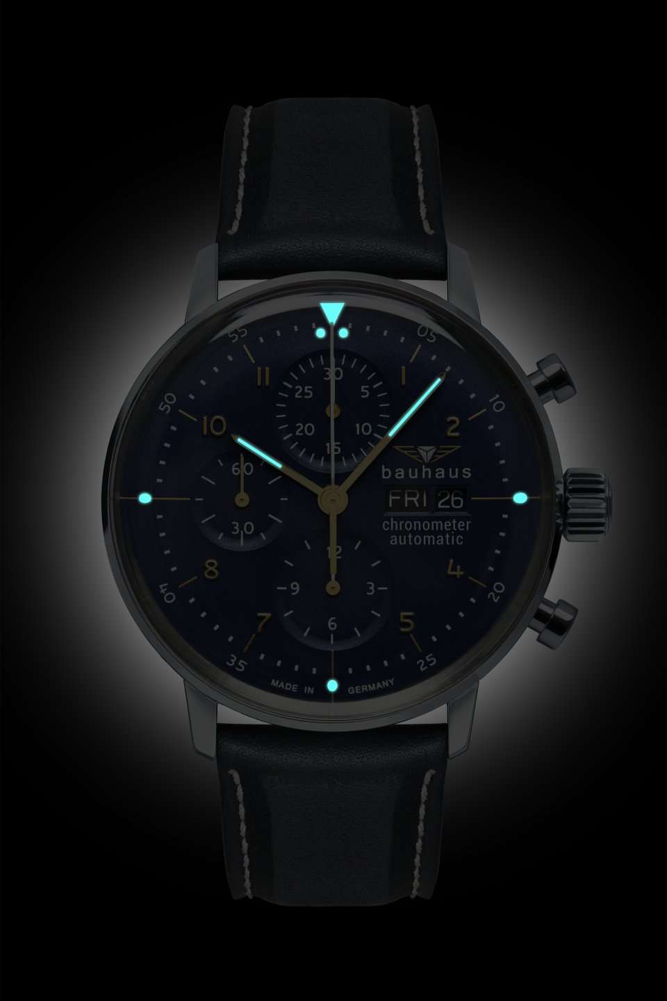 Bauhaus Dessau Automatic Chronograph Watch 20203 Image 2
