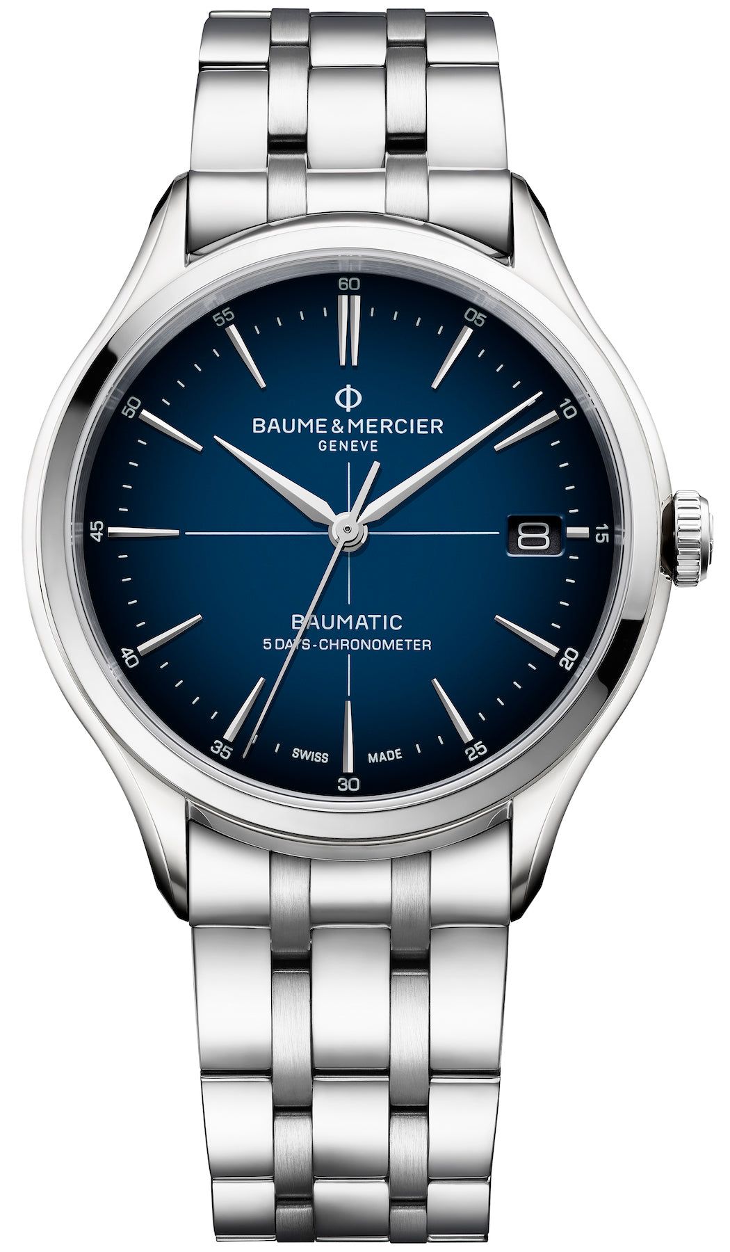 Baume et Mercier Clifton Baumatic Cadran Blue Watch 10468 Image 1