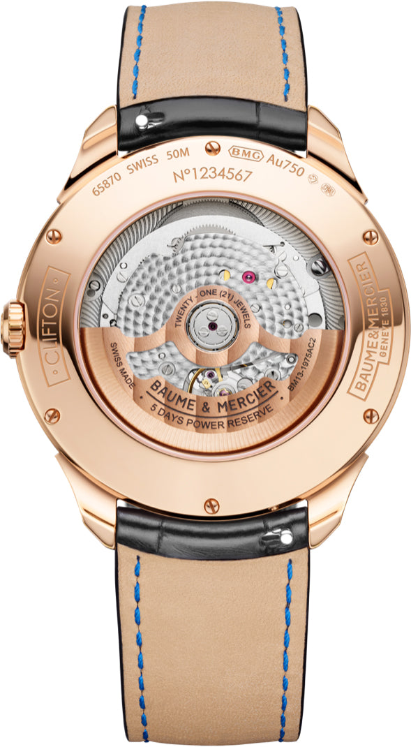 Baume et Mercier Clifton Baumatic Mens Watch 10583 Image 2