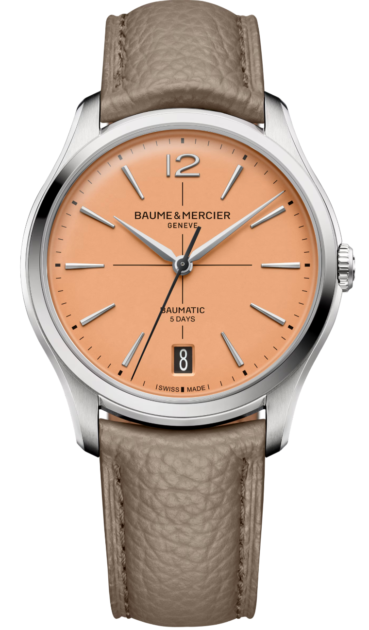 Baume et Mercier Clifton Baumatic Salmon Limited Edition Watch BMR-460 Image 2
