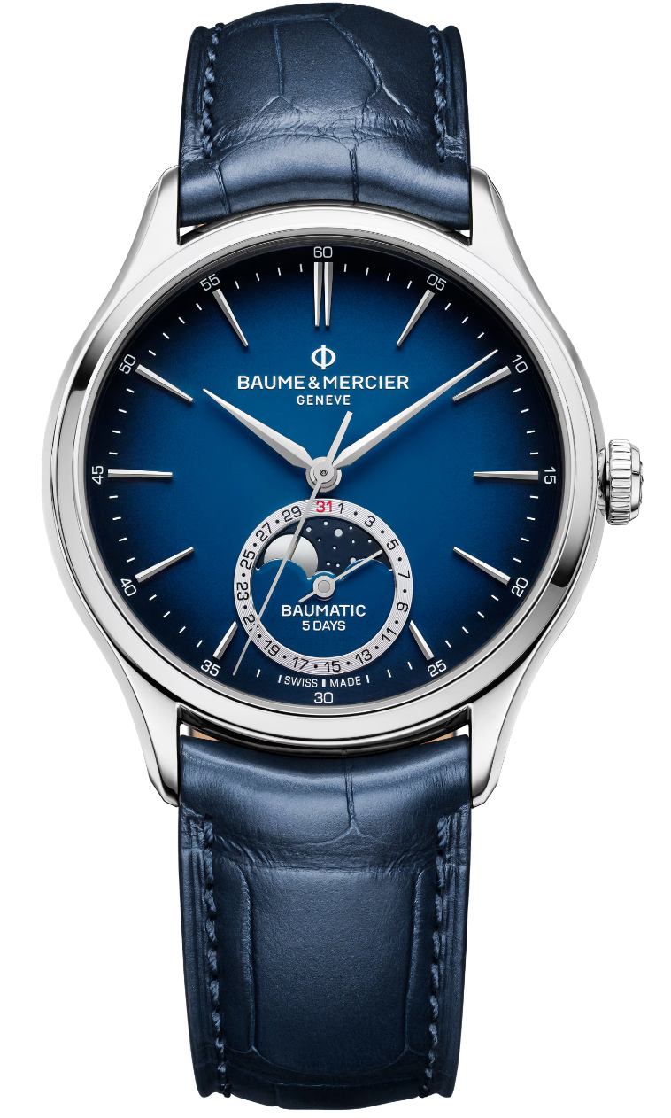 Baume et Mercier Clifton Moon Phase Watch 10756 Image 1