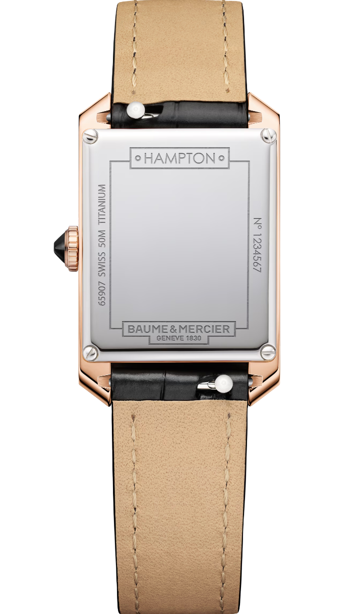 Baume et Mercier Hampton Quartz 18K Pink Gold Watch 10752 Image 2