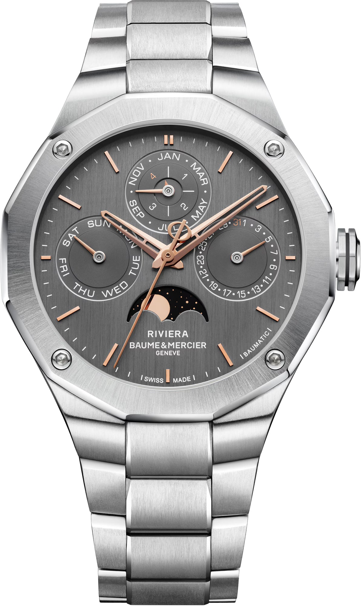 Baume et Mercier Riviera Automatic Perpetual Calender Watch 10786 Image 1