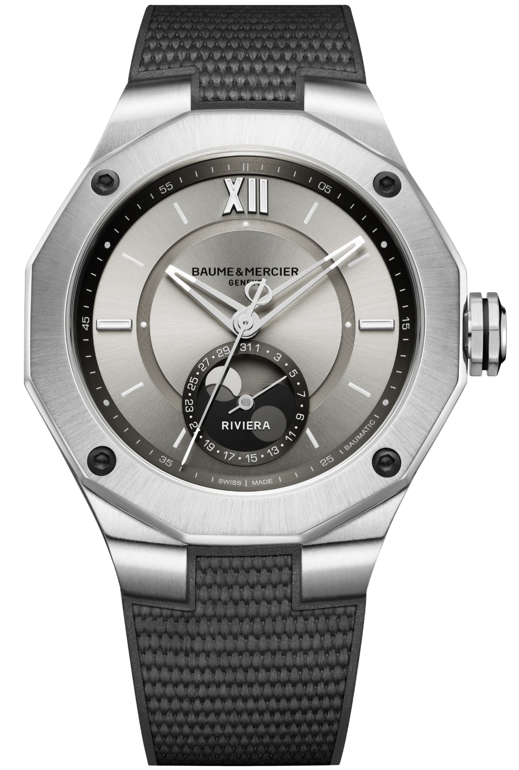 Baume et Mercier Riviera Baumatic Moonphase Mens Watch 10681 Image 1