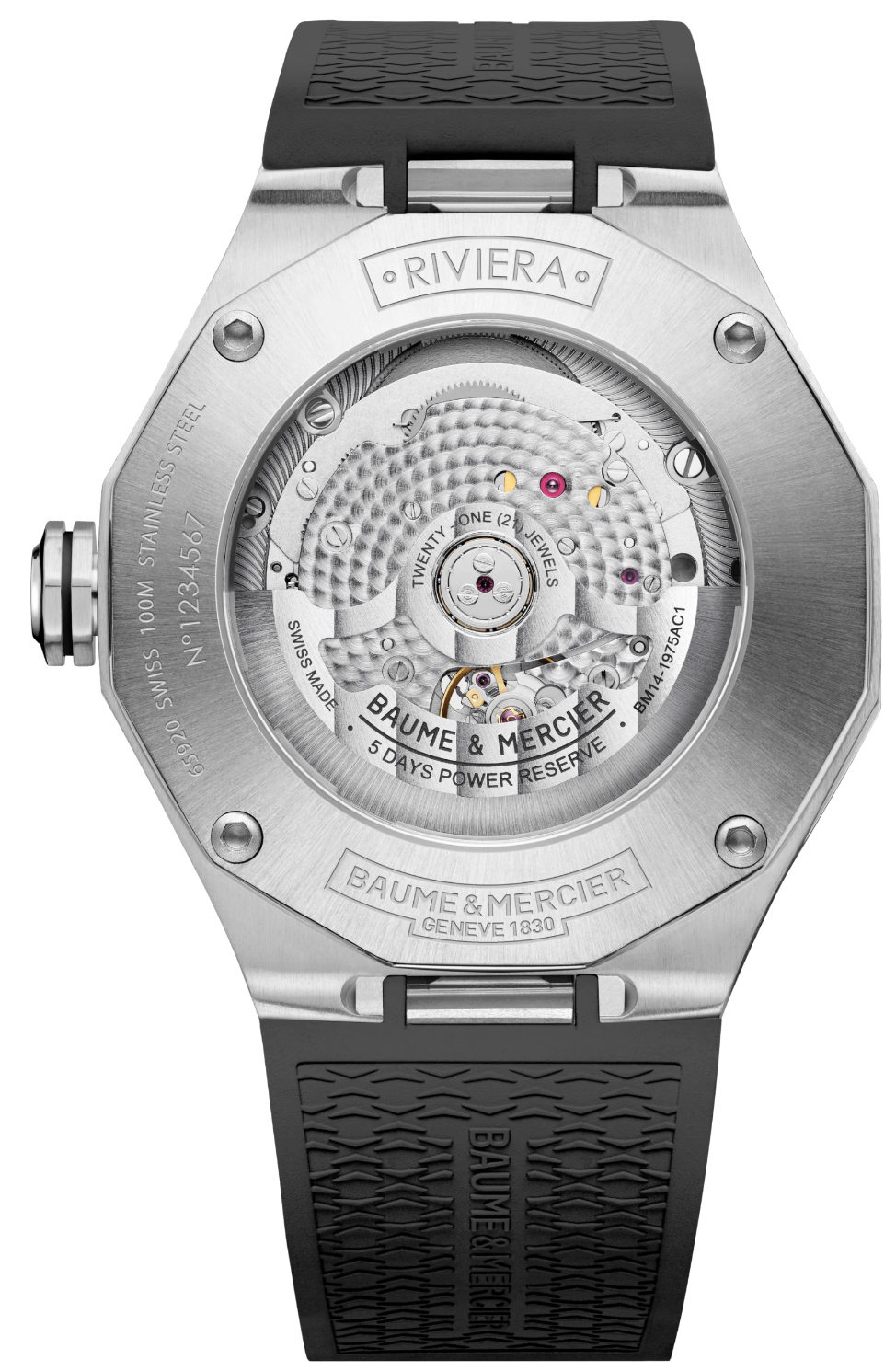 Baume et Mercier Riviera Baumatic Moonphase Mens Watch 10681 Image 2