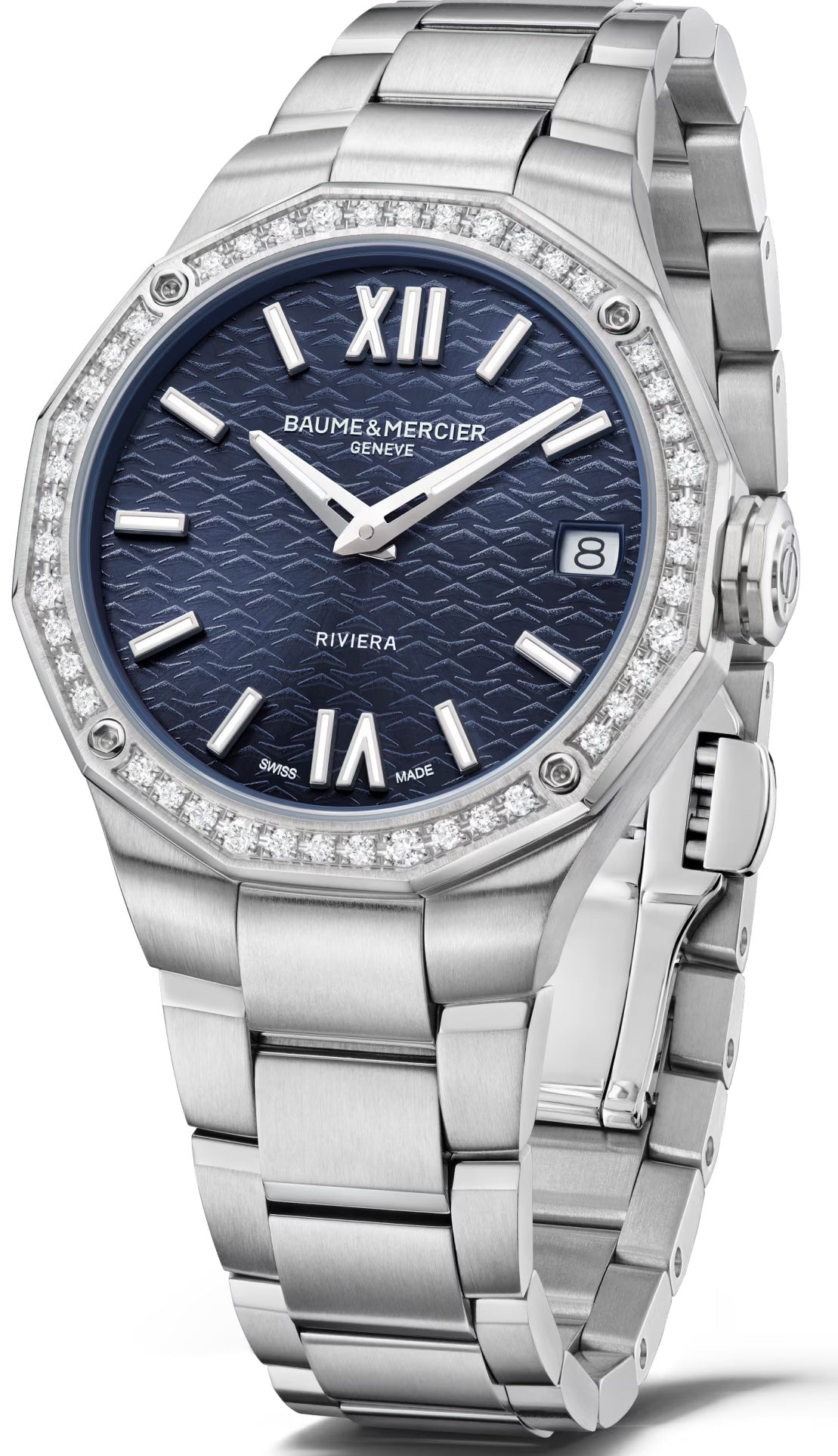 Baume et Mercier Riviera Quartz Diamond Ladies Watch 10765 Image 4
