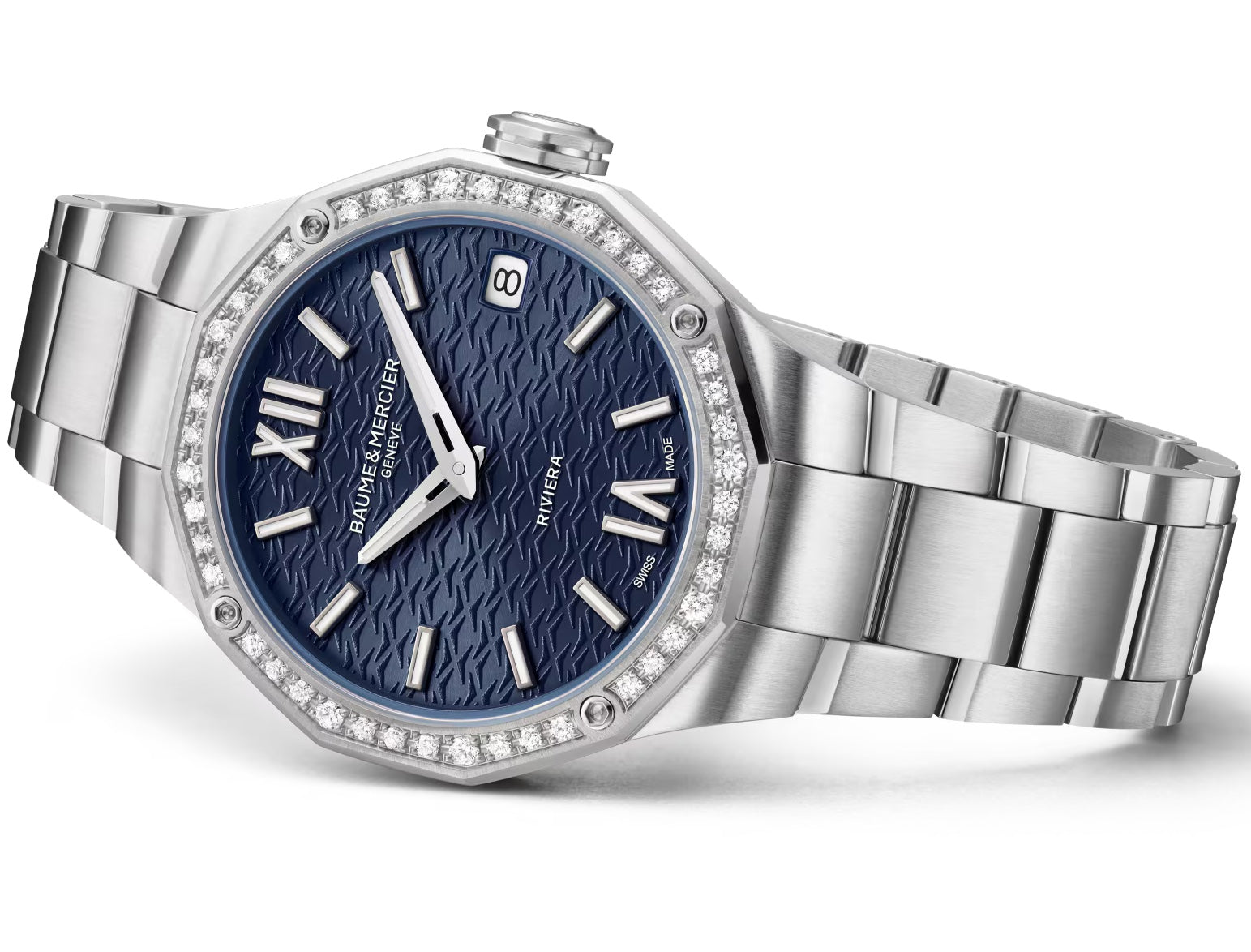 Baume et Mercier Riviera Quartz Diamond Ladies Watch 10765 Image 5