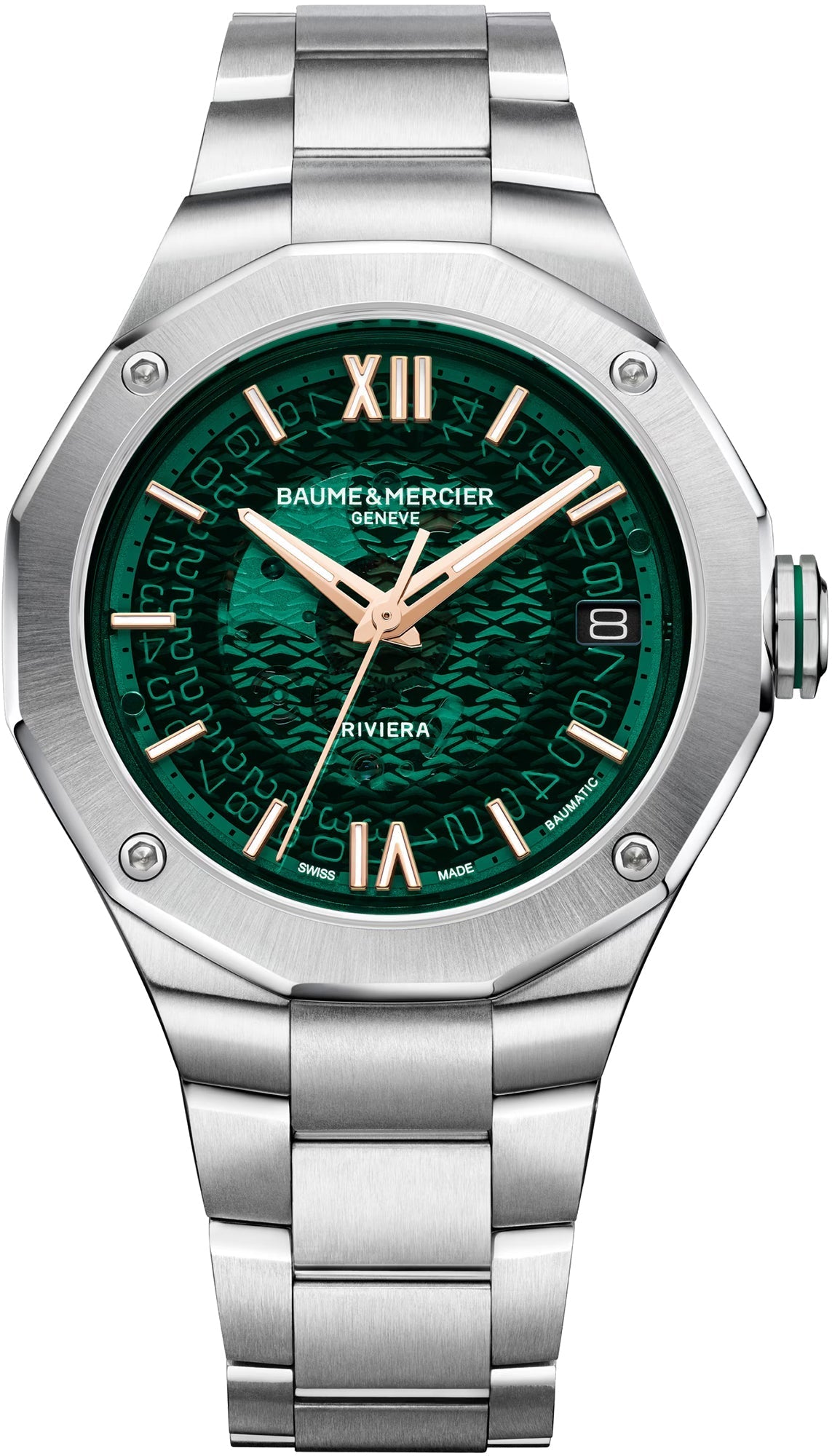 Baume et Mercier Riviera Smokey Green Watch 10770 Image 1