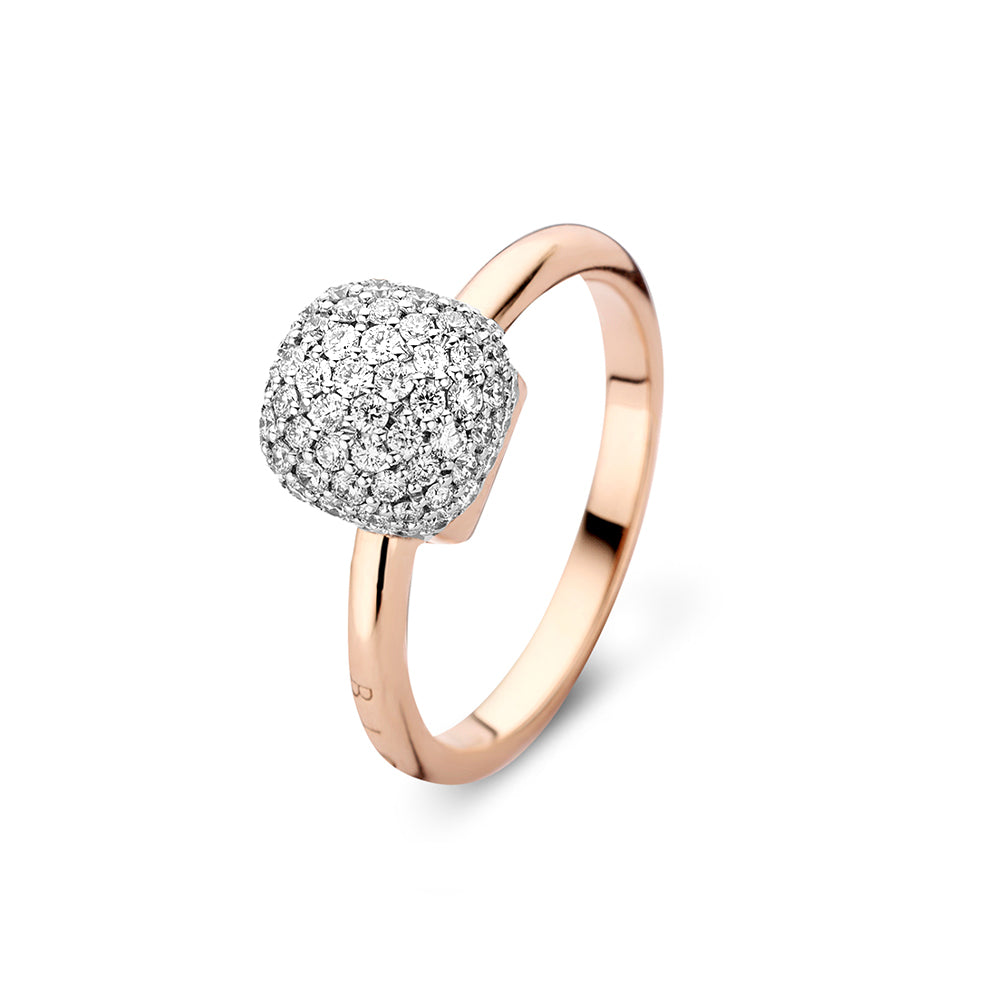 Bigli Mini Sweety 18ct Rose Gold Diamond Ring BIG-153 Image 1