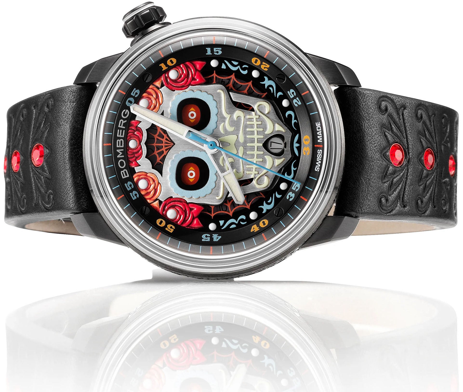 Bomberg BB-01 Auto Mariachi Black Limited Edition Watch CT43APBA.26-2.11 Image 5