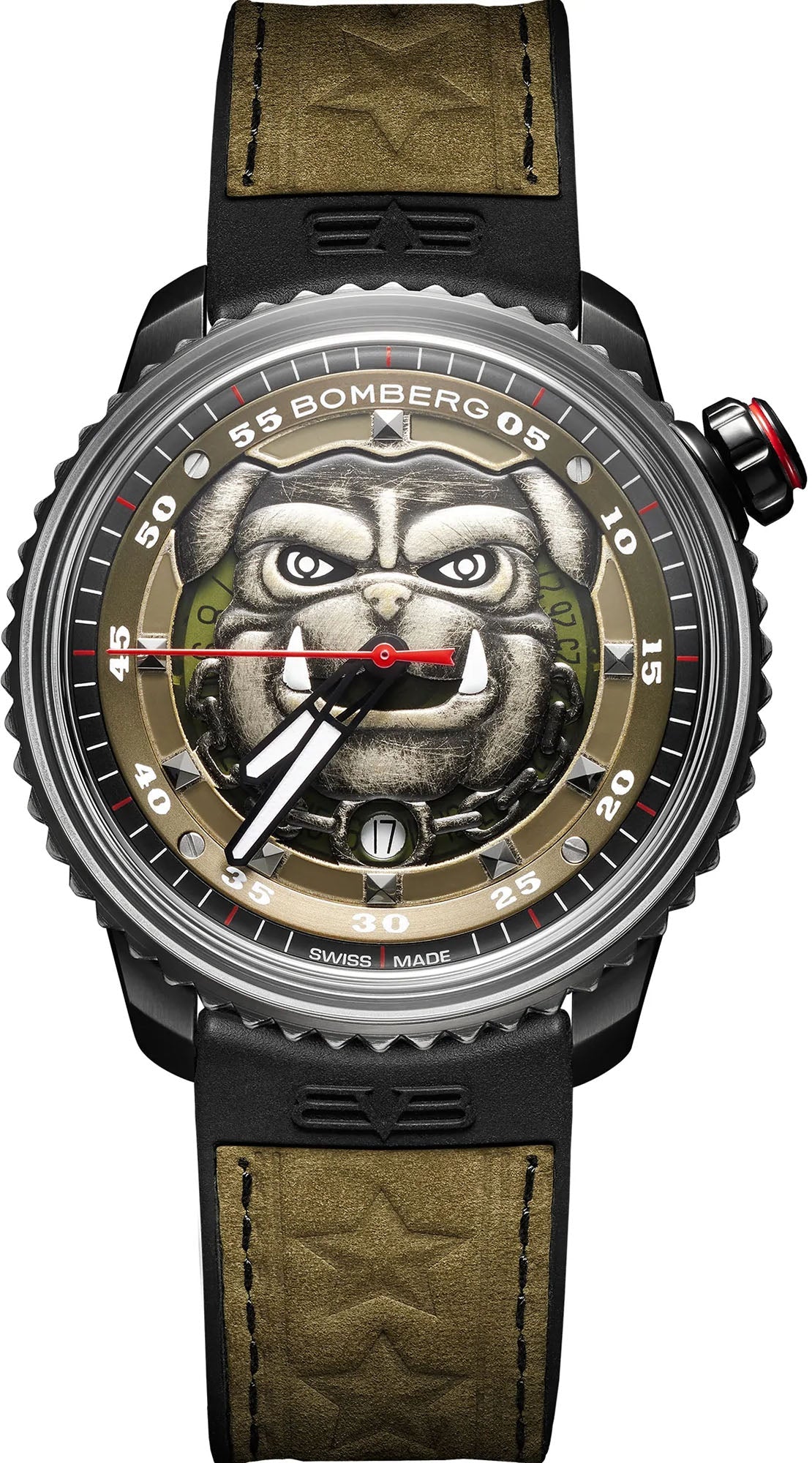 Bomberg BB-01 Auto Military Bulldog Limited Edition Watch CT43APBA.32-1.11 Image 1