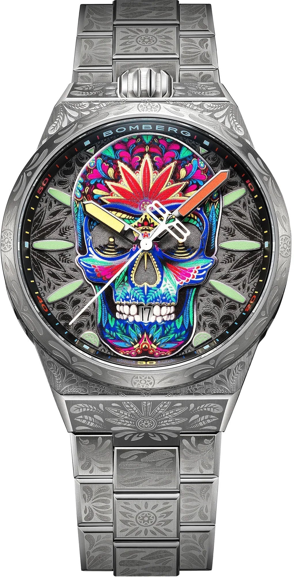 Bomberg Bolt-68 Neo Tattooed Skul II Limited Edition Watch BF43H3SS.07-3.12 Image 1