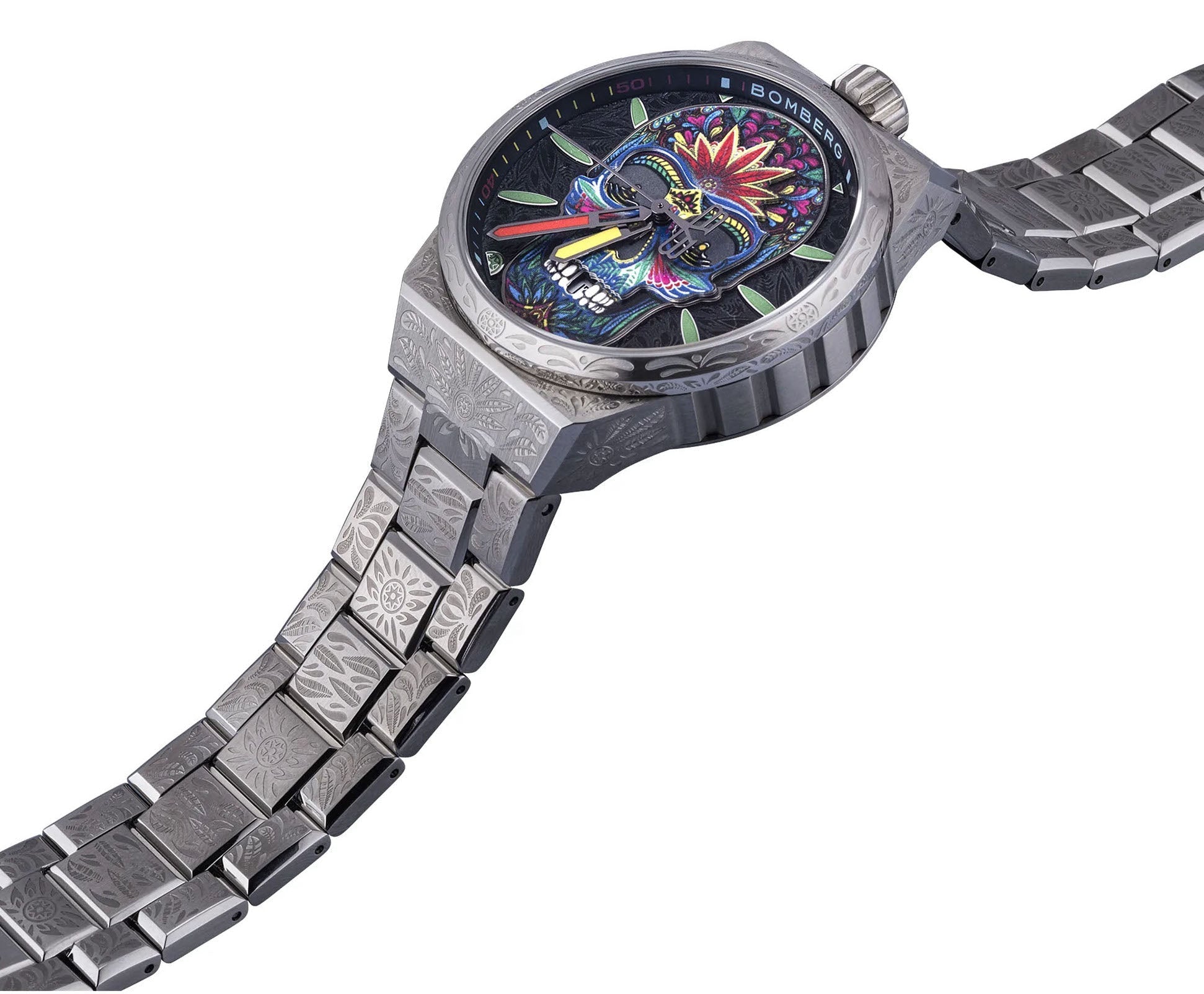 Bomberg Bolt-68 Neo Tattooed Skul II Limited Edition Watch BF43H3SS.07-3.12 Image 3