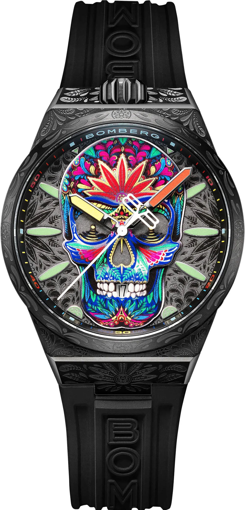 Bomberg Bolt-68 Neo Tattooed Skull Limited Edition BF43H3PBA.07-1.12 Image 1