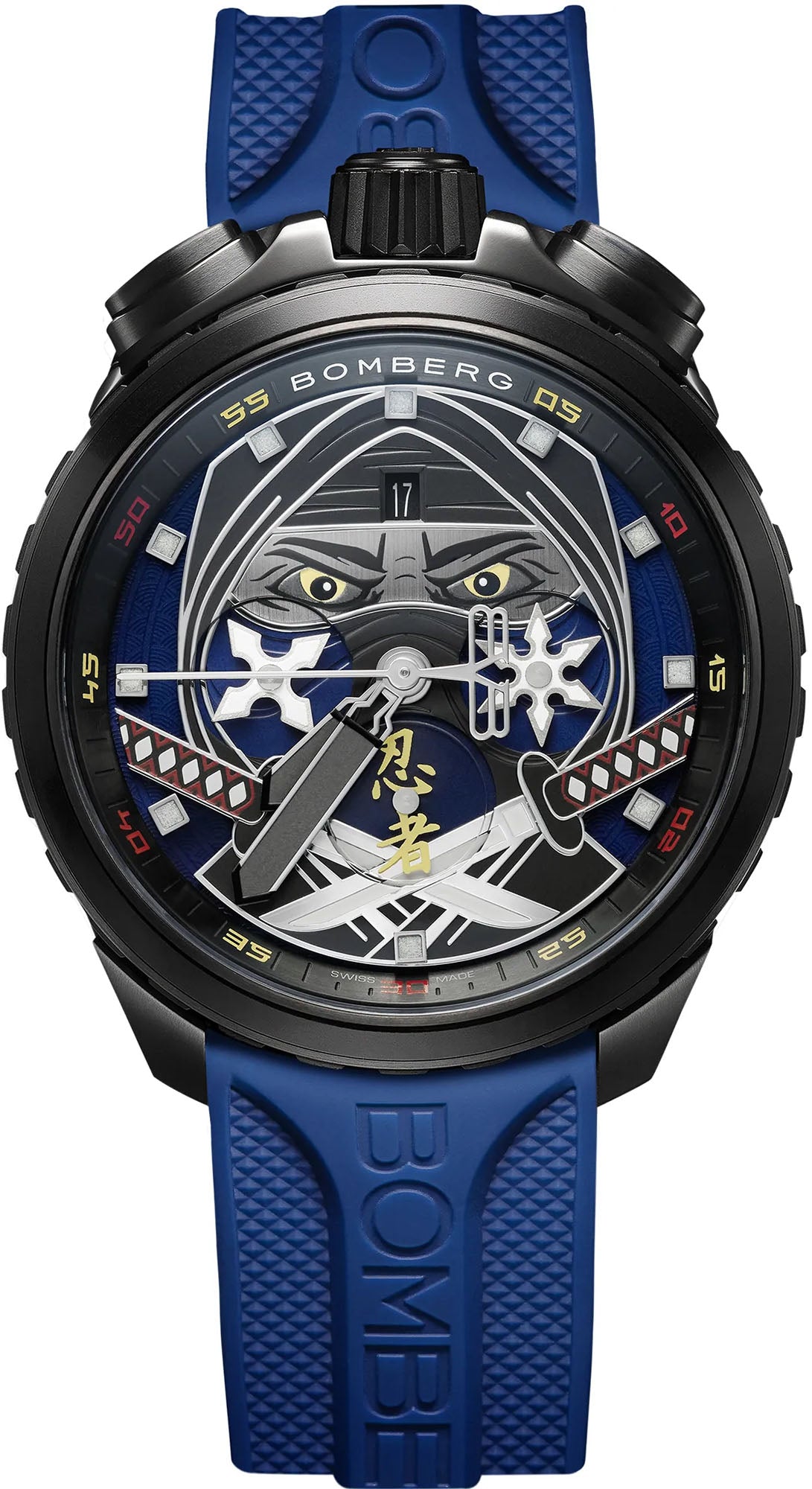 Bomberg Bolt-68 Ninja Blue Limited Edition Watch BS45CHPBA.069-2.12 Image 1