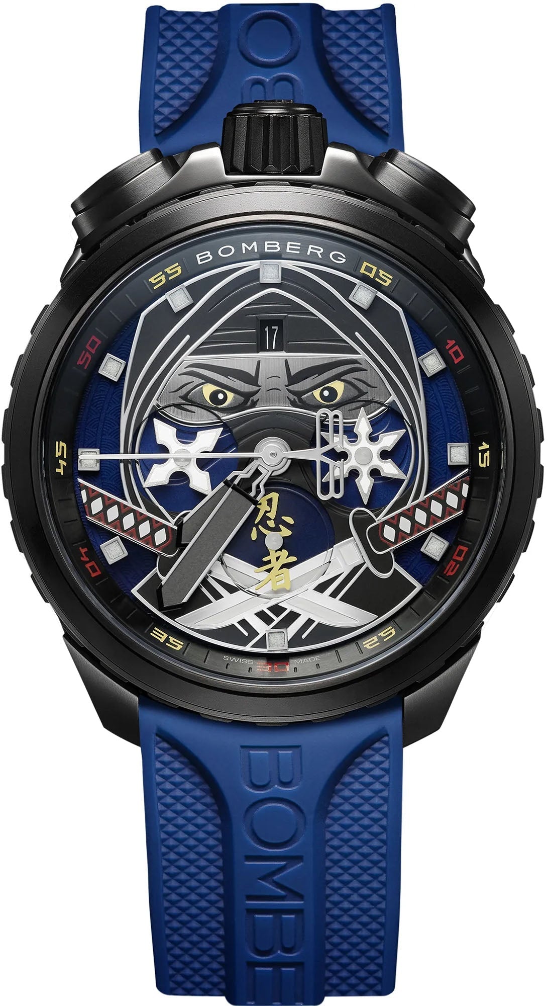 Bomberg Bolt-68 Ninja Blue Limited Edition Watch BS45CHPBA.069-2.12 Image 1