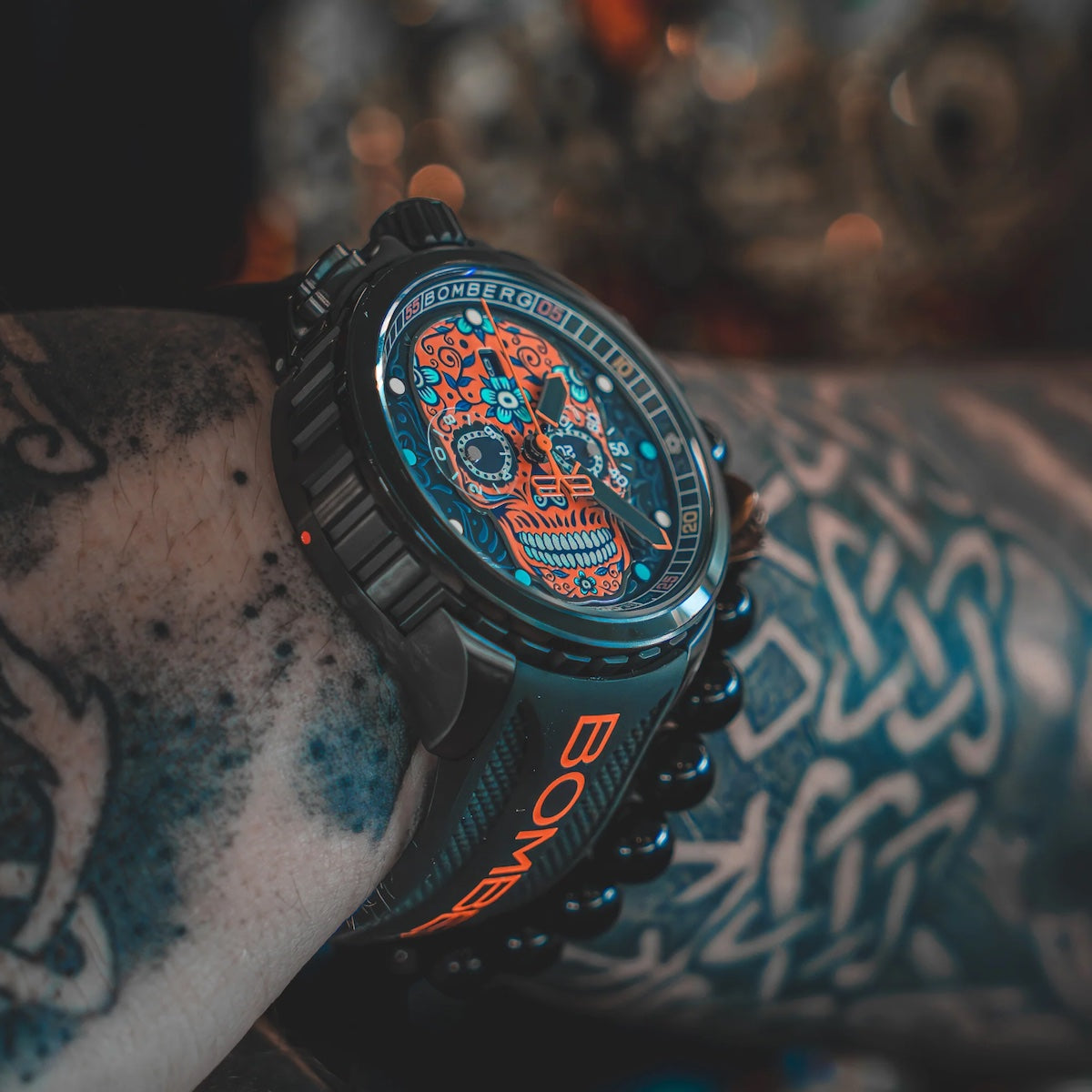 Bomberg Sugar Skull Orange Watch BS45CHPBA.060-9.12 Image 6