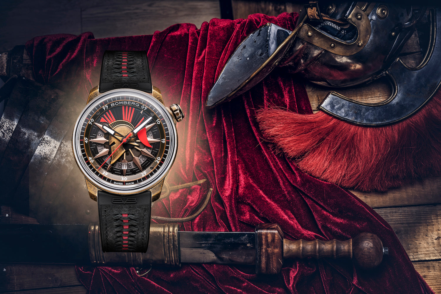 Bomberg Watch BB-01 Auto Spartan Red Black Limited Edition CT43APBR.31-2.11 Image 7