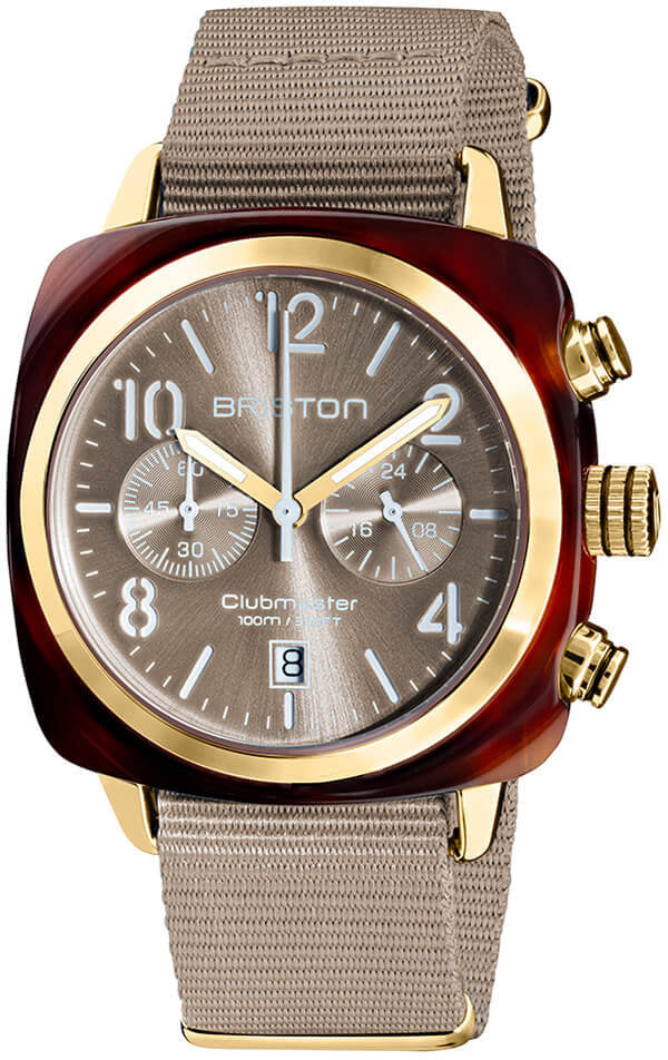 Briston Clubmaster Classic Acetate Gold Watch 19140.PYA.T.30.NT Image 1