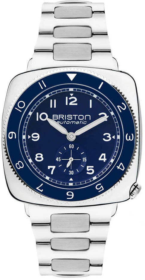 Briston Clubmaster Legend Small Second Steel Navy Blue Watch 241639.PS.L.15.SB Image 1