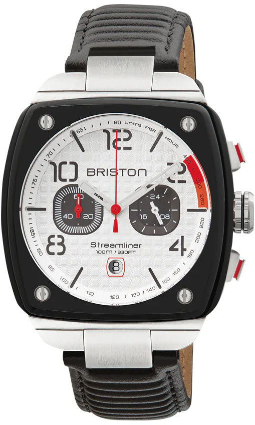 Briston Streamliner Urban Chrono White Watch 24142.SA.B.2.LB Image 1