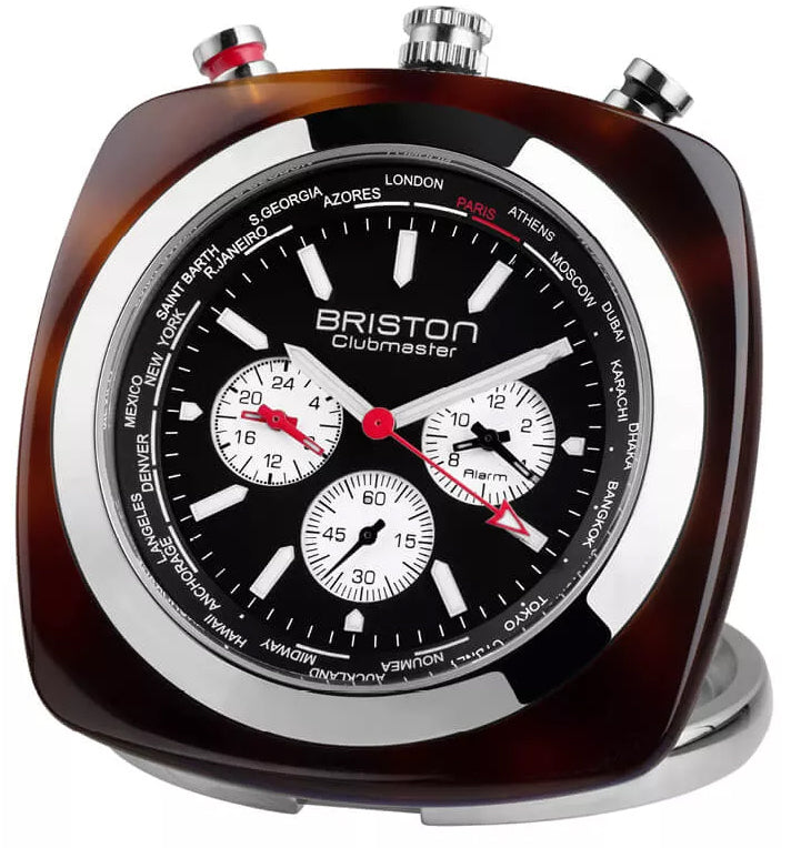 Briston Travel Clock Clubmaster Acetate Black Watch 211250.SA.T.1 Image 1