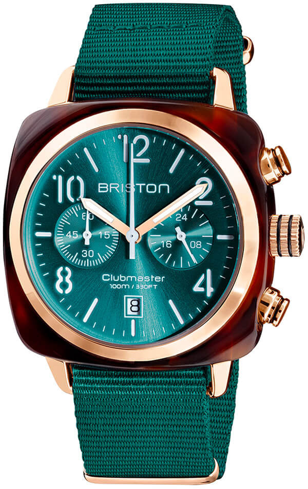 Briston Watch Clubmaster Classic Acetate Gold 19140.PRA.T.27.NE Image 1