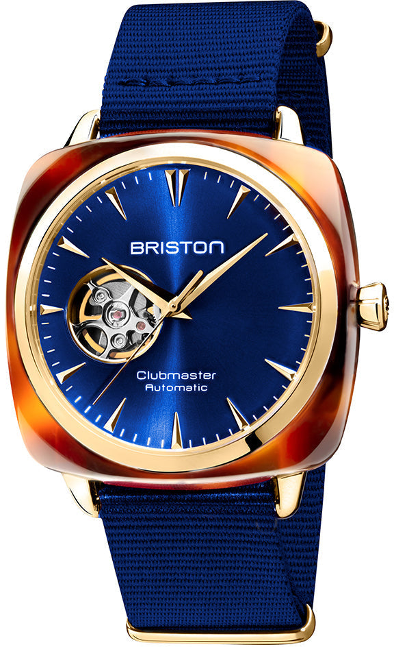 Briston Watch Clubmaster Classic Acetate Gold 19740.PYA.TI.9.NNB Image 1