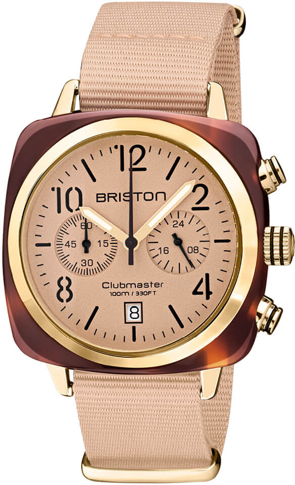 Briston Watch Clubmaster Classic Chronograph Terracotta Nude 20140.PYA.T.36.NTN Image 1