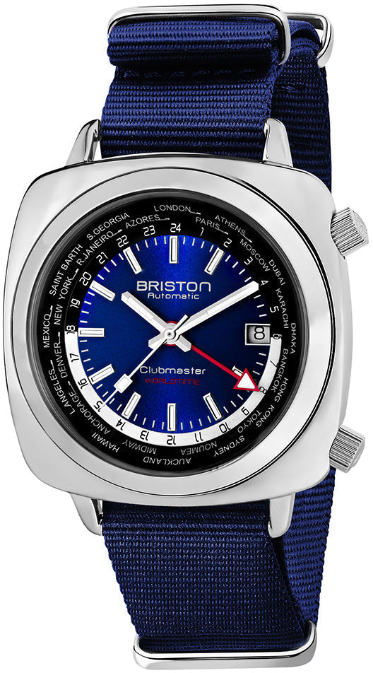 Briston Watch Clubmaster Traveler Worldtime GMT Limited Edition 20842.PS.W.9.NNB Image 1
